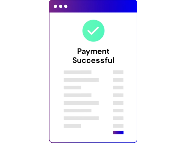 Step 5: Receive Instant Payment Confirmation