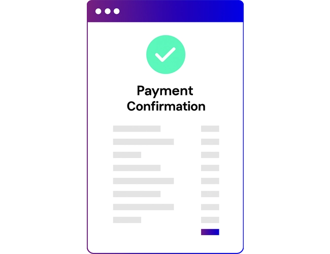 Step 6: Confirmation from V-Trans Team